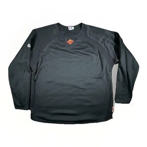 Majestic Minnesota Twins Rochester Shirt Mens XL Black MLB Therma Base Pullover